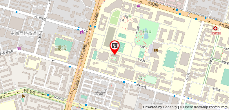Bản đồ đến Khách sạn Hanting Lanzhou Lan Da Branch