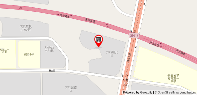 Bản đồ đến City Comfort Inn Wuhu City Xingyue Square