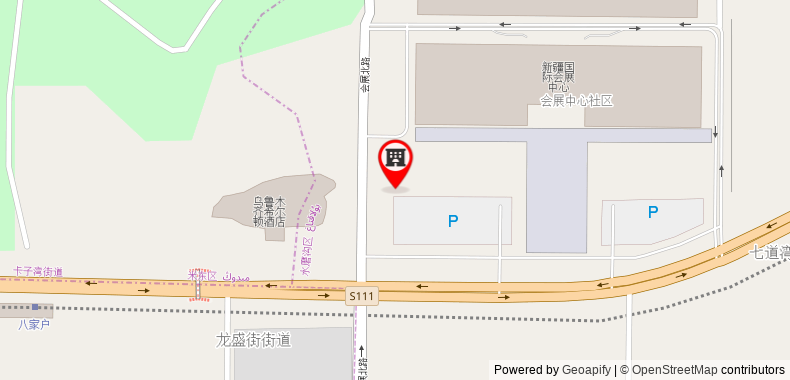 Bản đồ đến Hilton Urumqi
