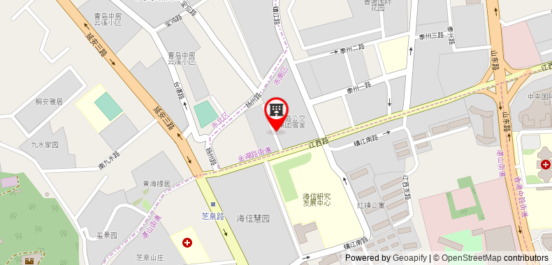 Bản đồ đến Khách sạn Qingdao Shangcheng Elite Holiday