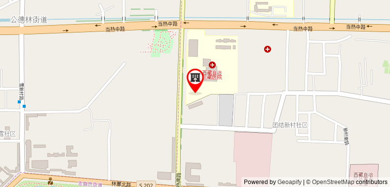 在地图上查看宜尚酒店拉薩布達拉宮廣場店