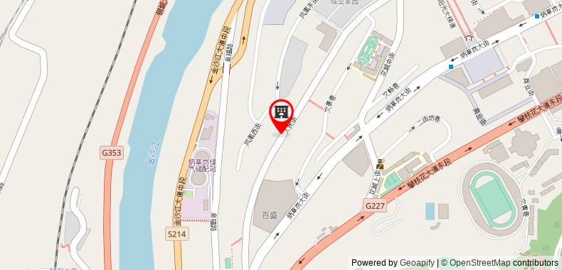 Bản đồ đến Khách sạn An-e 158 Chain Panzhihua
