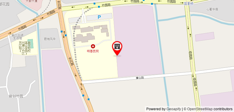 在地图上查看蘇州長江智選假日酒店