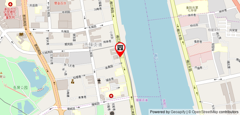 Bản đồ đến Khách sạn zhongjian