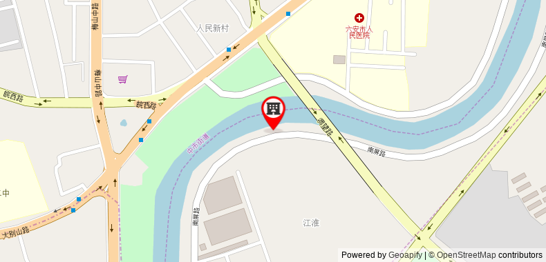 Bản đồ đến GreenTree Inn Shell Lu'an Xinduhui