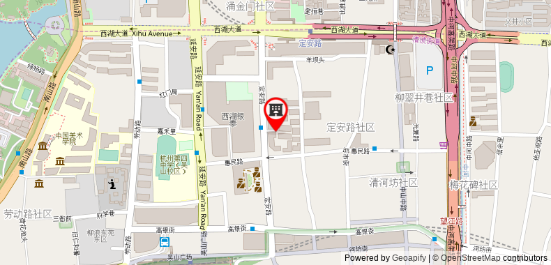 Bản đồ đến Khách sạn Hangzhou Sofitel Westlake