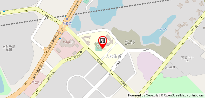 Bản đồ đến Chongqing Tianlai Apartment