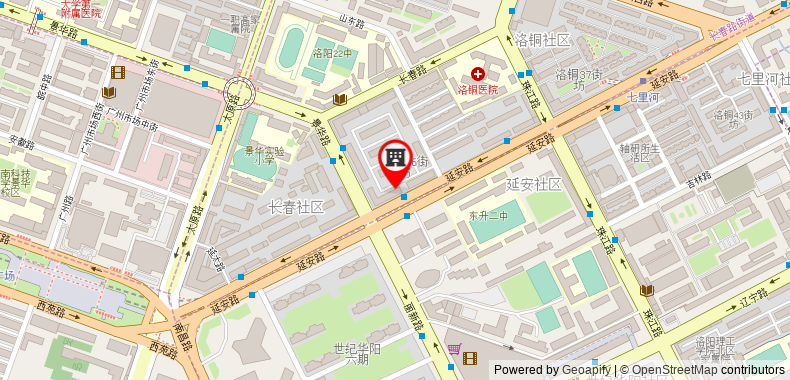 Bản đồ đến GreenTree Inn Luoyang Peony Square
