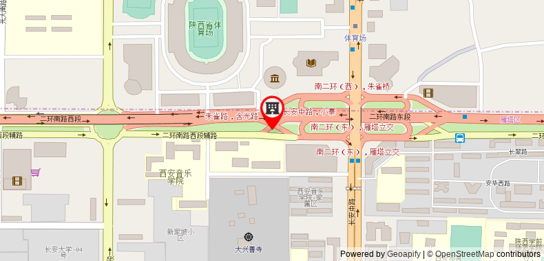 Bản đồ đến Crowne Plaza Xi'an