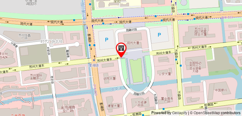 Bản đồ đến Khách sạn Life All Suites Suzhou