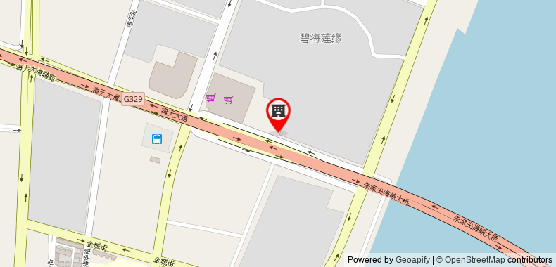 Bản đồ đến Khách sạn Zhoushan Changzheng Spring