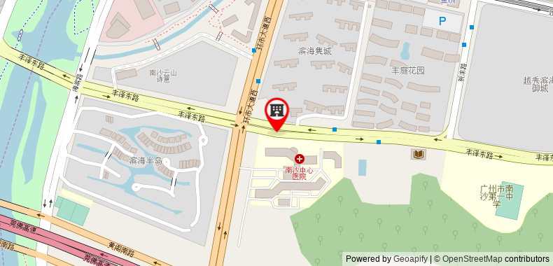 Bản đồ đến Khách sạn Sheraton Guangzhou Nansha