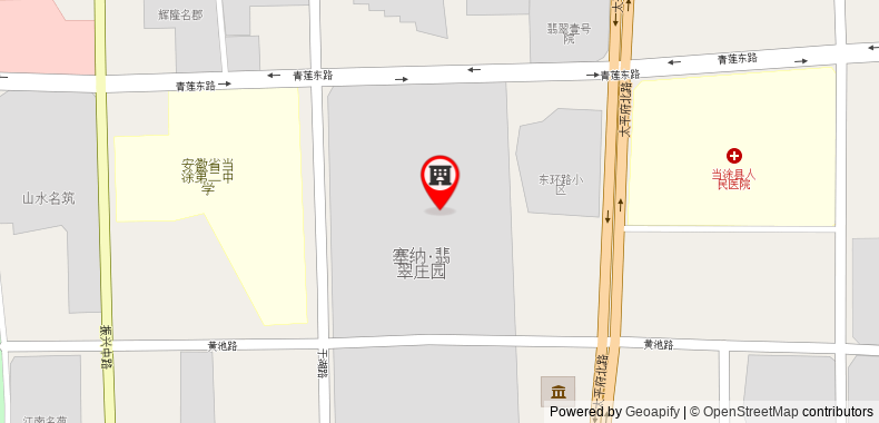 Bản đồ đến Khách sạn GreenTree Inn AnHui Maanshan Dangtu High Speed Railway East Station RT-Market Business