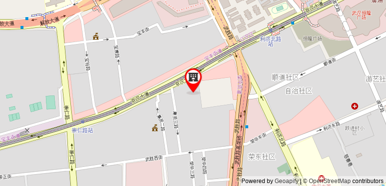Bản đồ đến Khách sạn Wuhan Asia