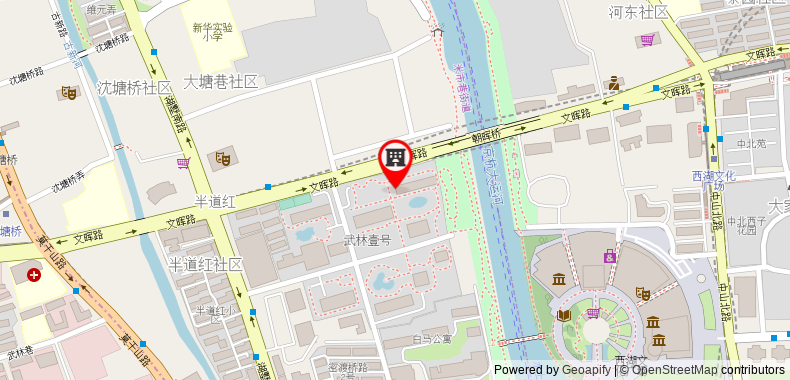 Bản đồ đến Khách sạn The East Hangzhou