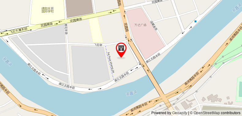 Mianyang Jingdu Hostel on maps