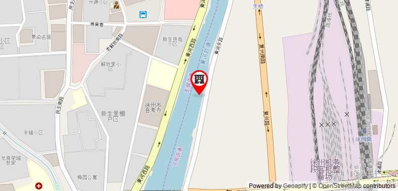Bản đồ đến GreenTree Inn Xuzhou South Minzhu Road