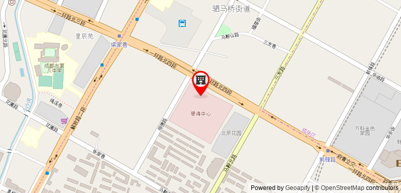 Bản đồ đến Khách sạn Chengdu Pearl International