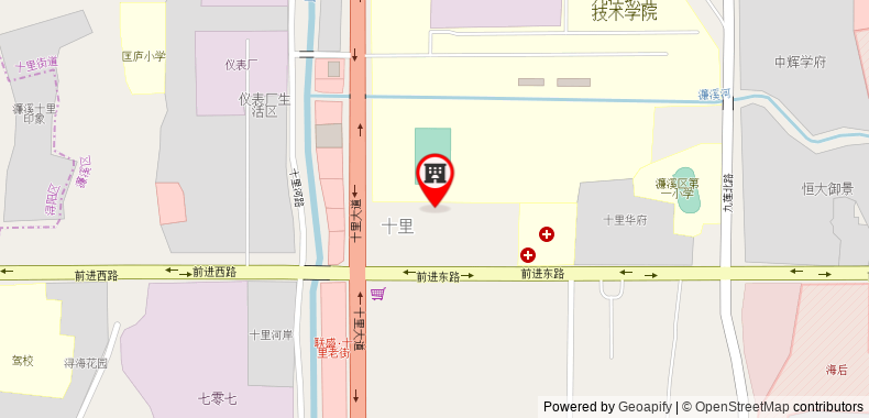 在地图上查看格林豪泰九江開發區長江大道商務酒店