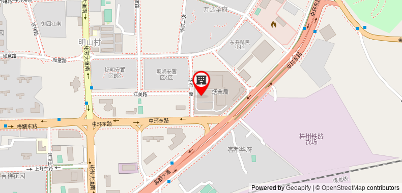 Bản đồ đến Jinjiang Inn Meizhou Binfang Avenue