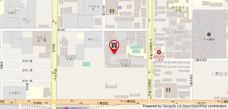 Bản đồ đến Khách sạn City 118 Selected Xi'an Hanguang Road Airport Bus