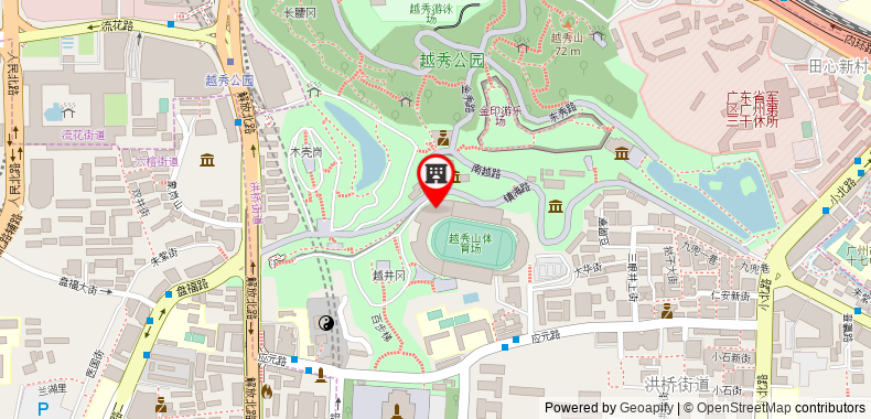 Bản đồ đến Khách sạn China , Guangzhou