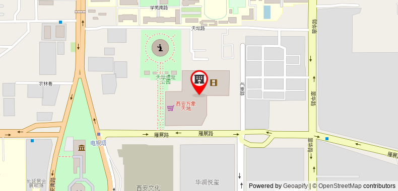 ibis Xian Qujiang International Convention and Exhibition C on maps