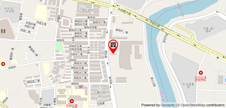 Bản đồ đến City Comfort Inn Qinzhou Hengji Square