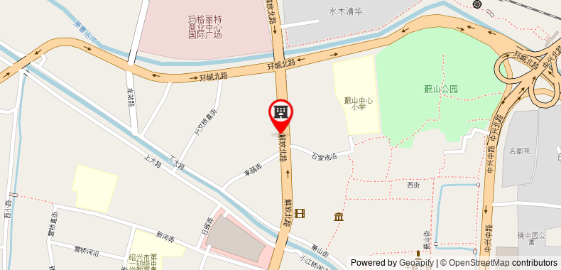 Bản đồ đến Khách sạn Hanting Shaoxing North Huancheng Road