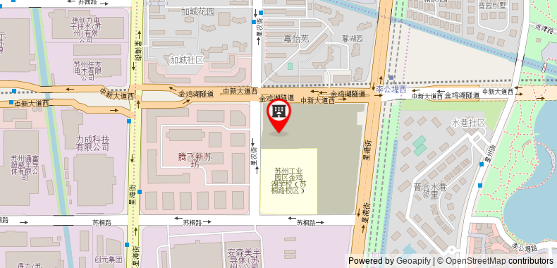 Citadines Xinghai Suzhou on maps