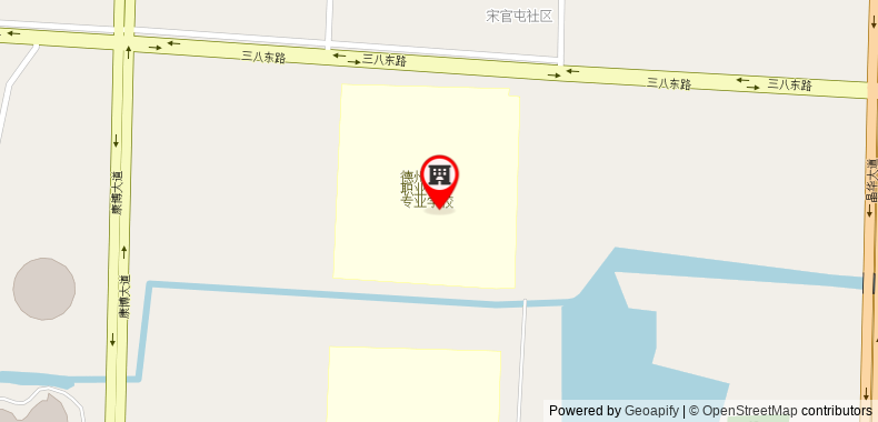 Bản đồ đến Khách sạn GreenTree Inn Dezhou KangBo Avenue Statium Express