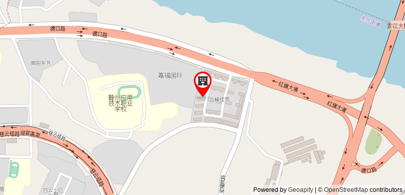 Bản đồ đến 7 Days Inn Ganzhou Motor Station Branch