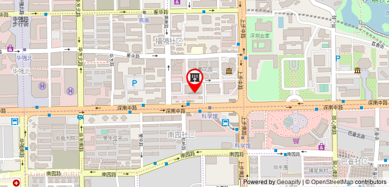Bản đồ đến Khách sạn Shanshui Trends (Huaqiangbei )