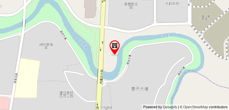 Bản đồ đến Holiday Inn Express Chengdu Wenjiang Hotspring