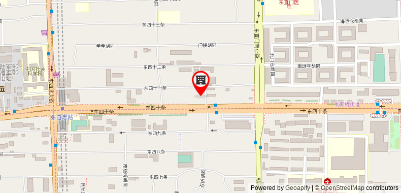 Bản đồ đến Peking Yard Hostel