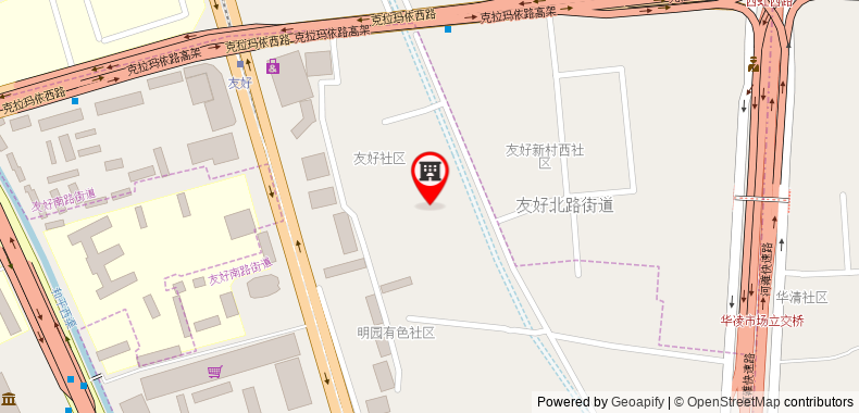 Bản đồ đến Khách sạn Urumqi