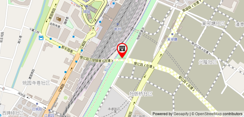 在地图上查看杭州紅星文化大酒店