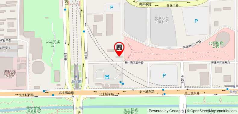 Bản đồ đến Holiday Inn Express Beijing Minzuyuan