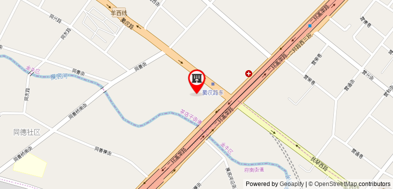 Bản đồ đến Khách sạn Chengdu Tai Yi