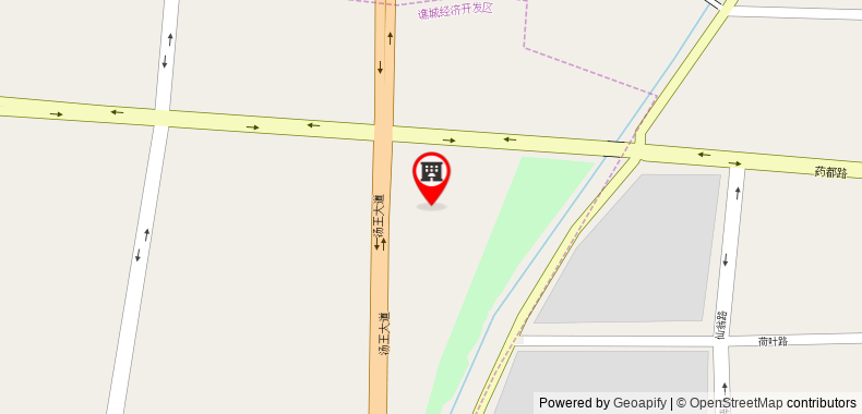 Bản đồ đến 7 Days Inn Bozhou Kangmei Zhongyaocheng Yaodu Street Branch