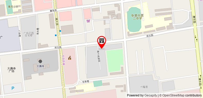 Bản đồ đến Khách sạn Zhangye Tianyu International