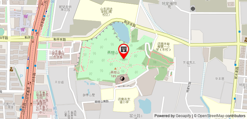 Shandong Aviation Mansion on maps