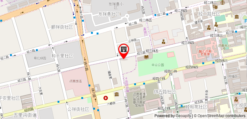 Bản đồ đến Jinjiang Inn Jinan Jingsanweiba Rd