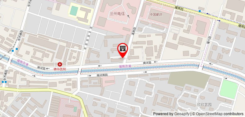 Bản đồ đến Khách sạn Thank Inn Gansu Lnazhou Chengguan East Market
