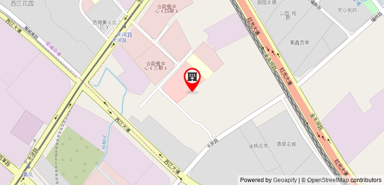 Bản đồ đến Holiday Inn Express Chengdu Tianhe