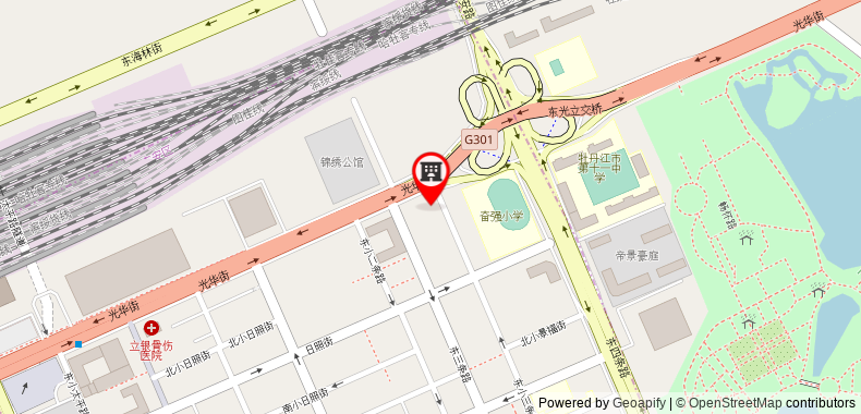 Hanting Hotel Mudanjiang Railway Station on maps