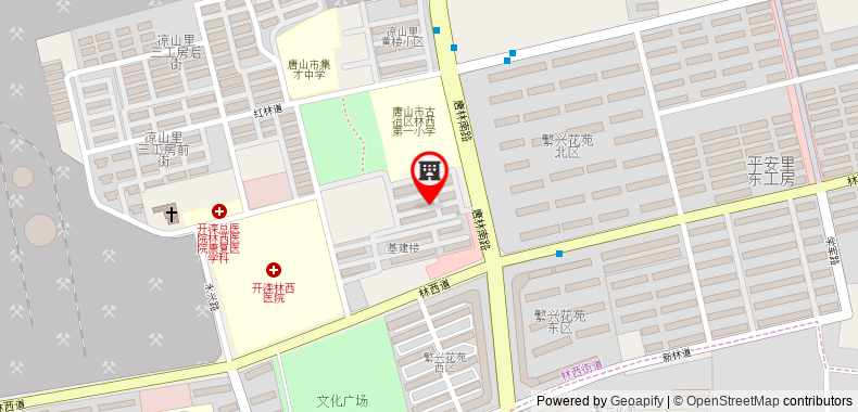 Bản đồ đến GreenTree Inn Express Hebei Tangshan Guyan District Xinguang Road