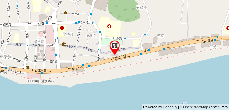 Bản đồ đến Khách sạn Universal Wuzhou