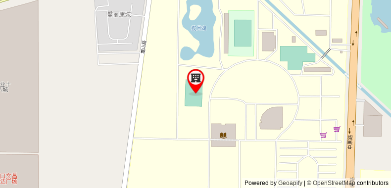 Bản đồ đến Khách sạn Thank Inn He'Nan Zhoukou Chuanhui District Zhoukou Normal University