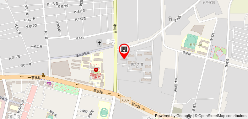 Bản đồ đến Khách sạn GreenTree Inn Xinyang Gushi Zhongshan Avenue Hongsu Avenue Express